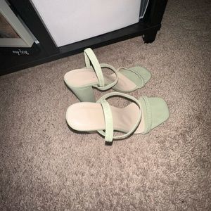 Green heels